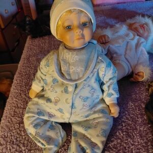 Baby Doll in Blue Outfit